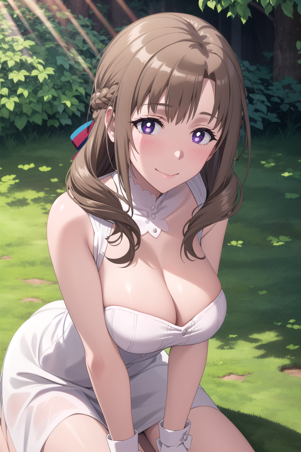 大好真〇子　裸エプロン　通常〇撃が全体〇撃で二回〇撃のお母さんは好〇ですか？　同人 手描きイラスト A4 扉のない中庭